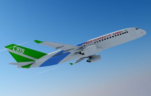 国产大飞机首飞在即 c919完成首次高速滑行