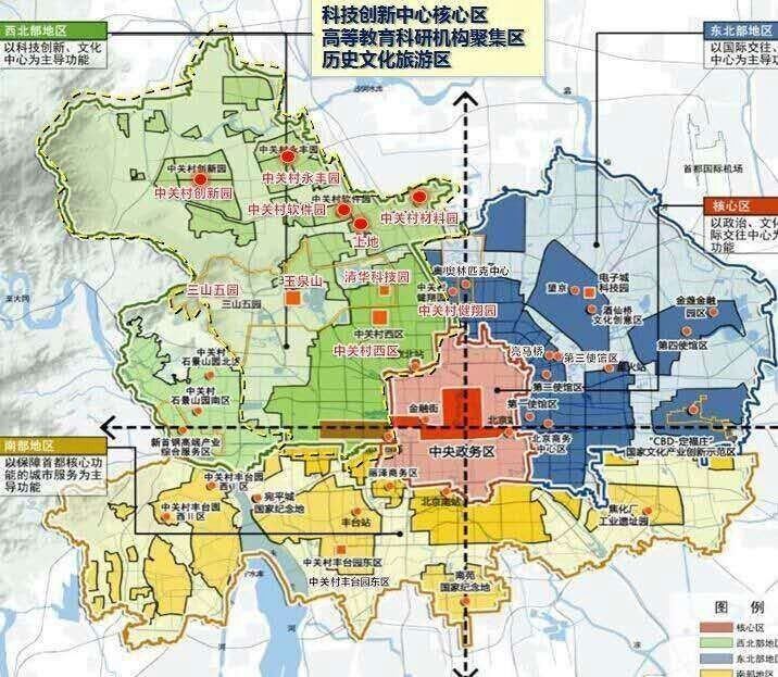 北京中央商务区地图图片